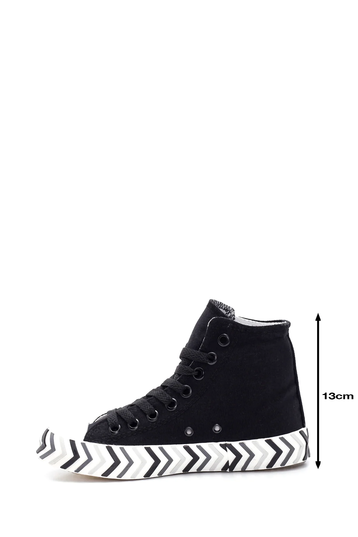 Kadın Siyah Bilekli Sneaker - Image 2