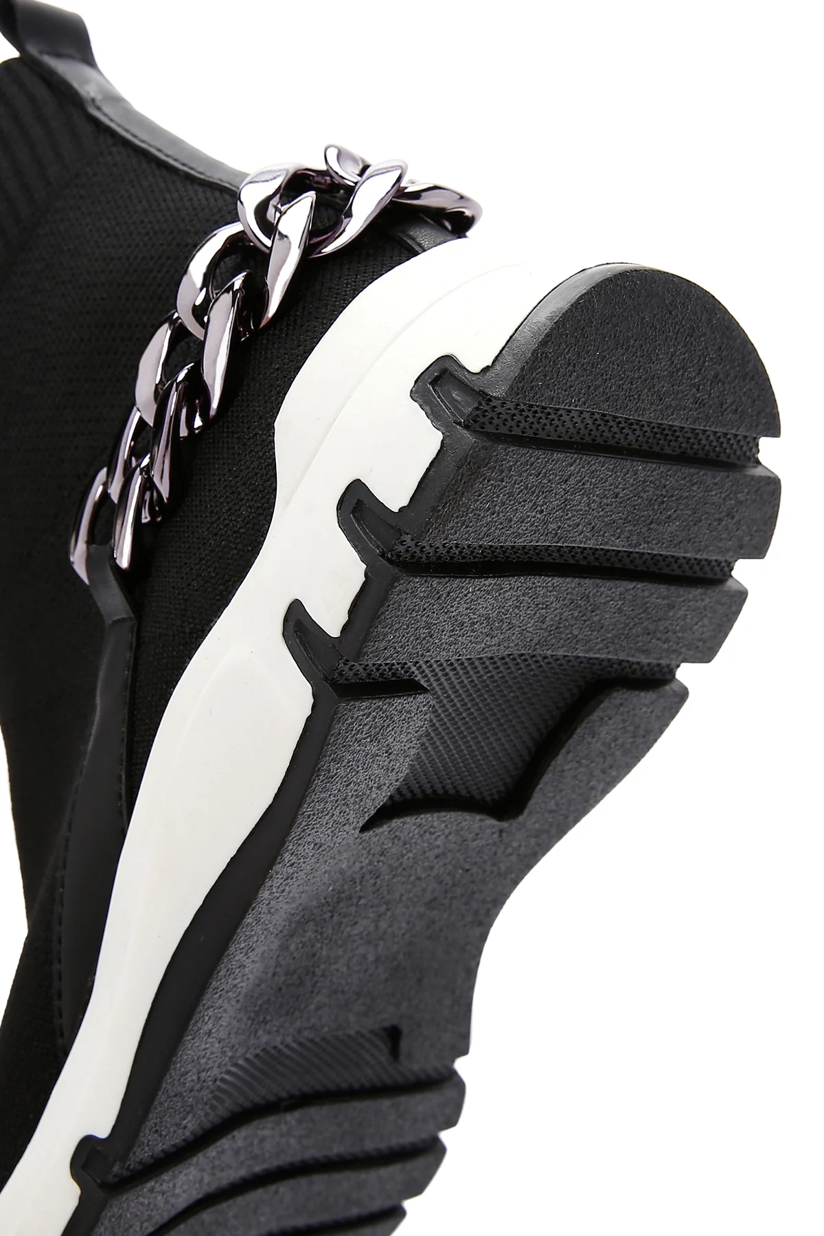 Kadın Siyah Bilekli Sneaker - Image 8