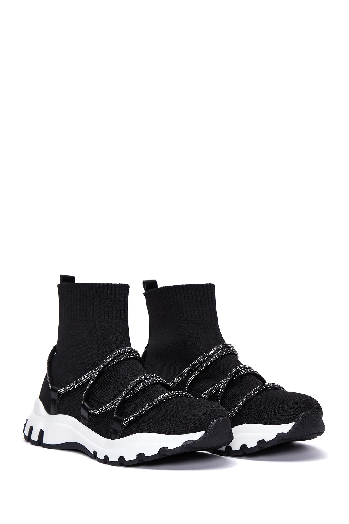 Kadın Siyah Bilekli Sneaker - Image 3