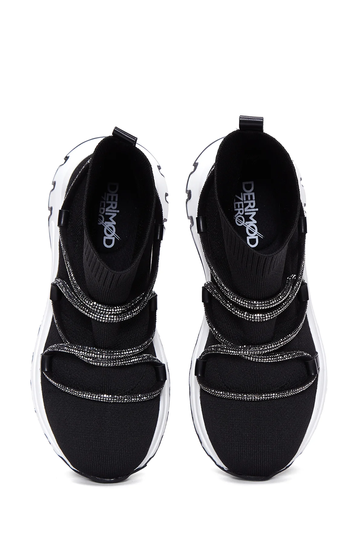 Kadın Siyah Bilekli Sneaker - Image 6