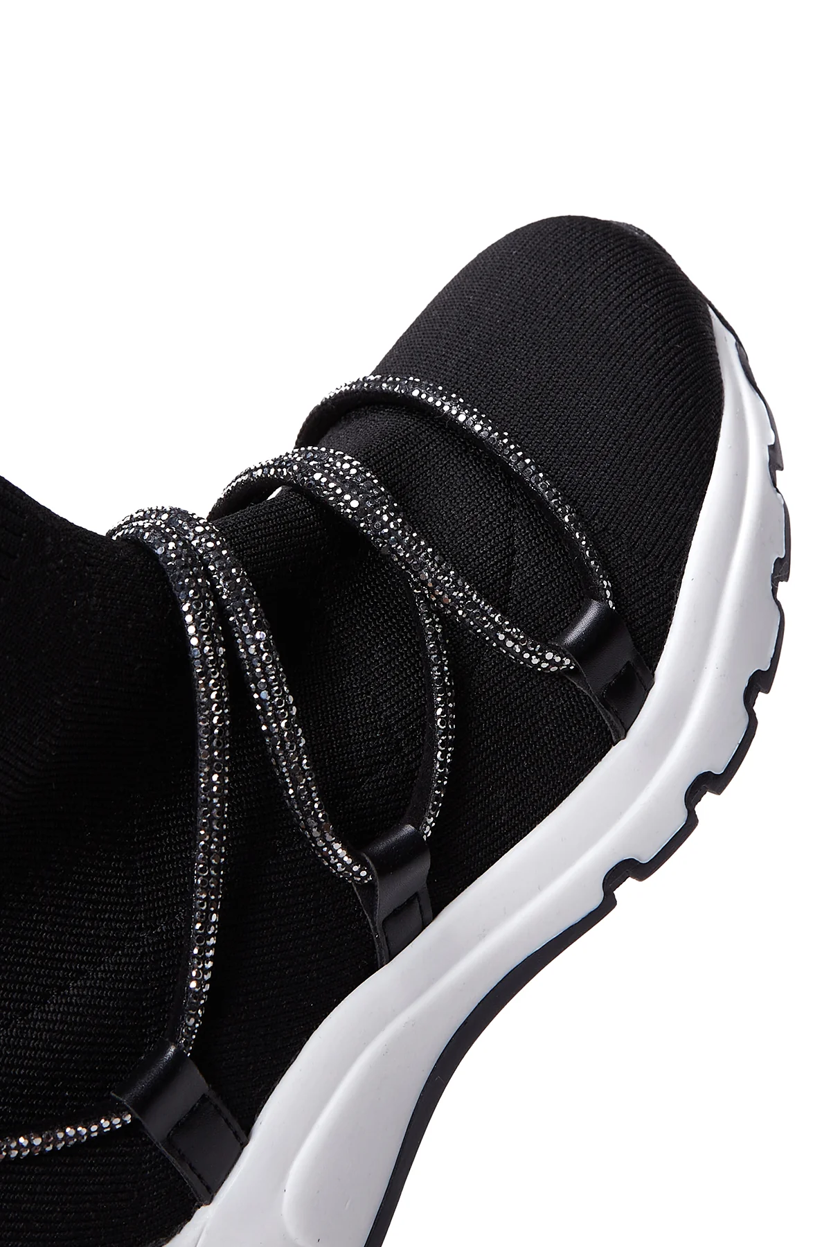 Kadın Siyah Bilekli Sneaker - Image 7