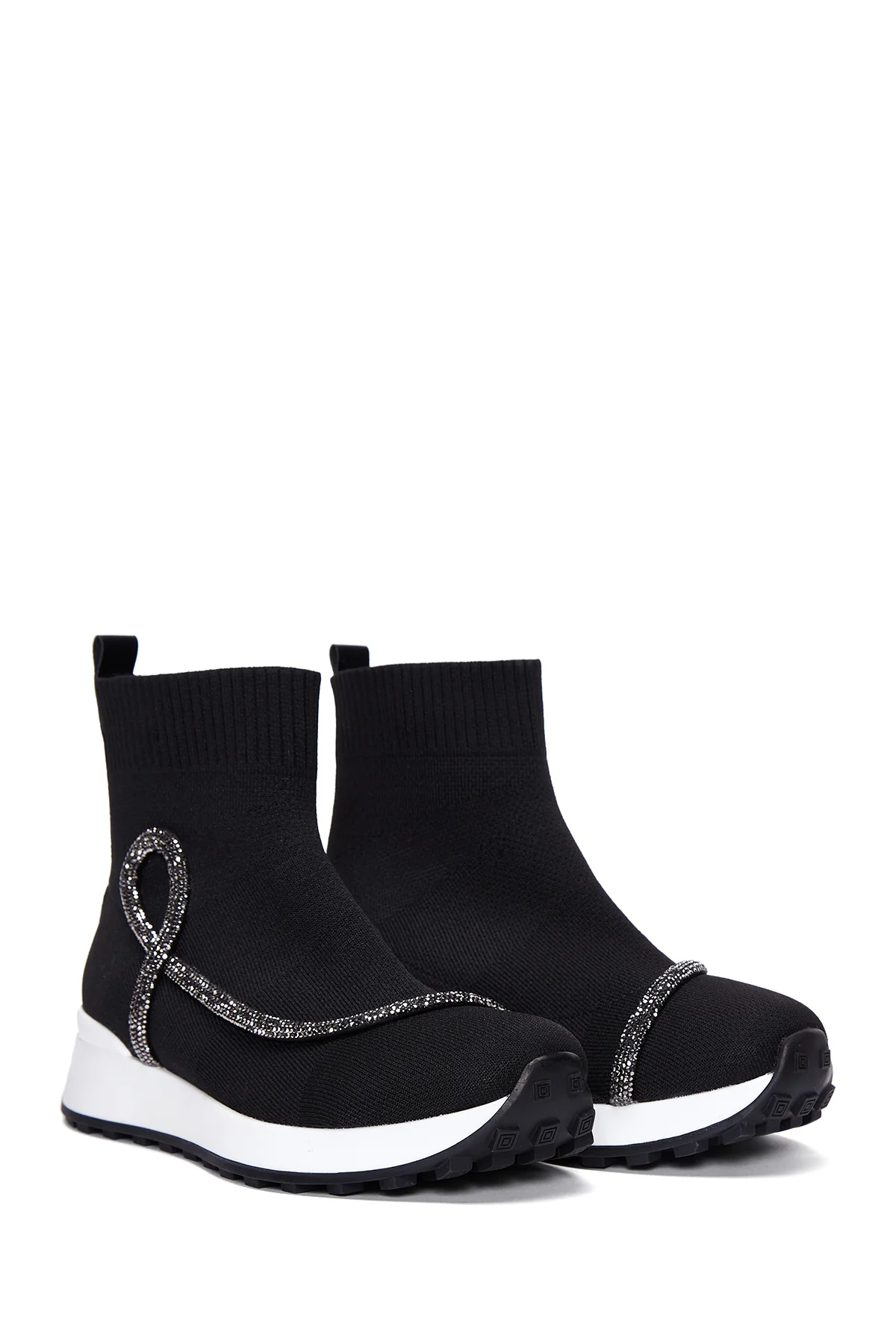 Kadın Siyah Bilekli Sneaker - Image 3