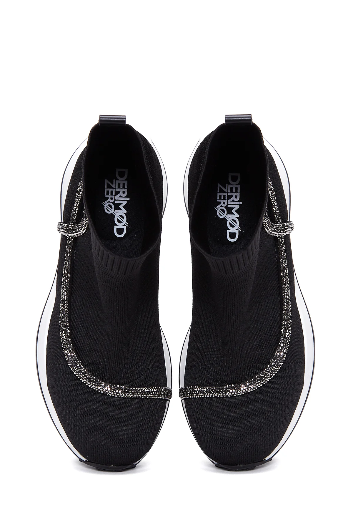 Kadın Siyah Bilekli Sneaker - Image 6