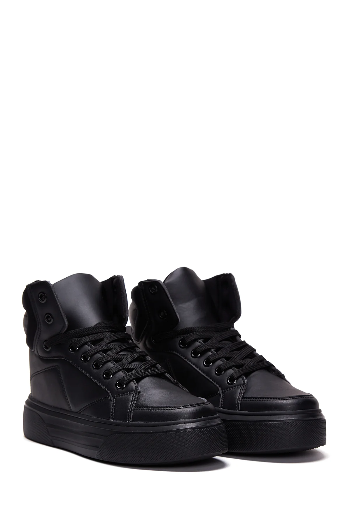 Kadın Siyah Bilekli Sneaker - Image 3