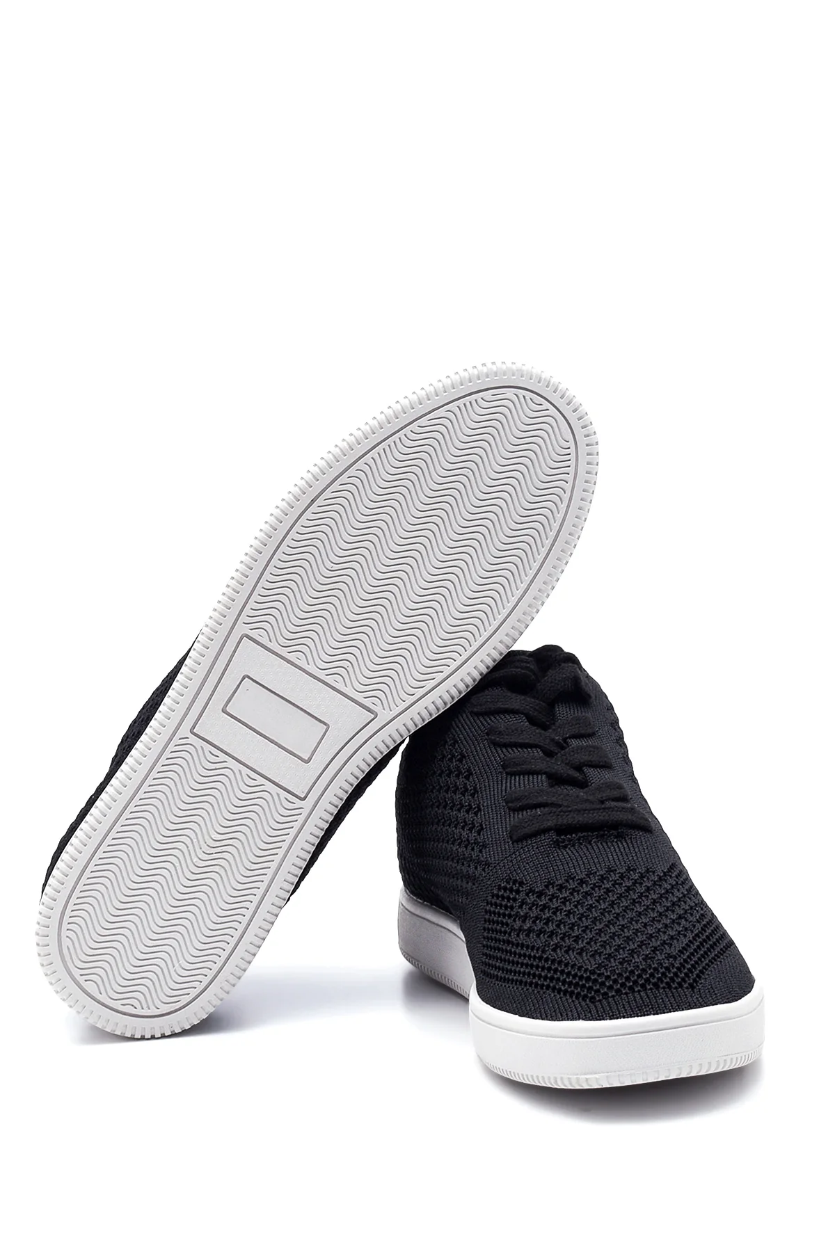 Kadın Siyah Boğazlı Sneaker - Image 4