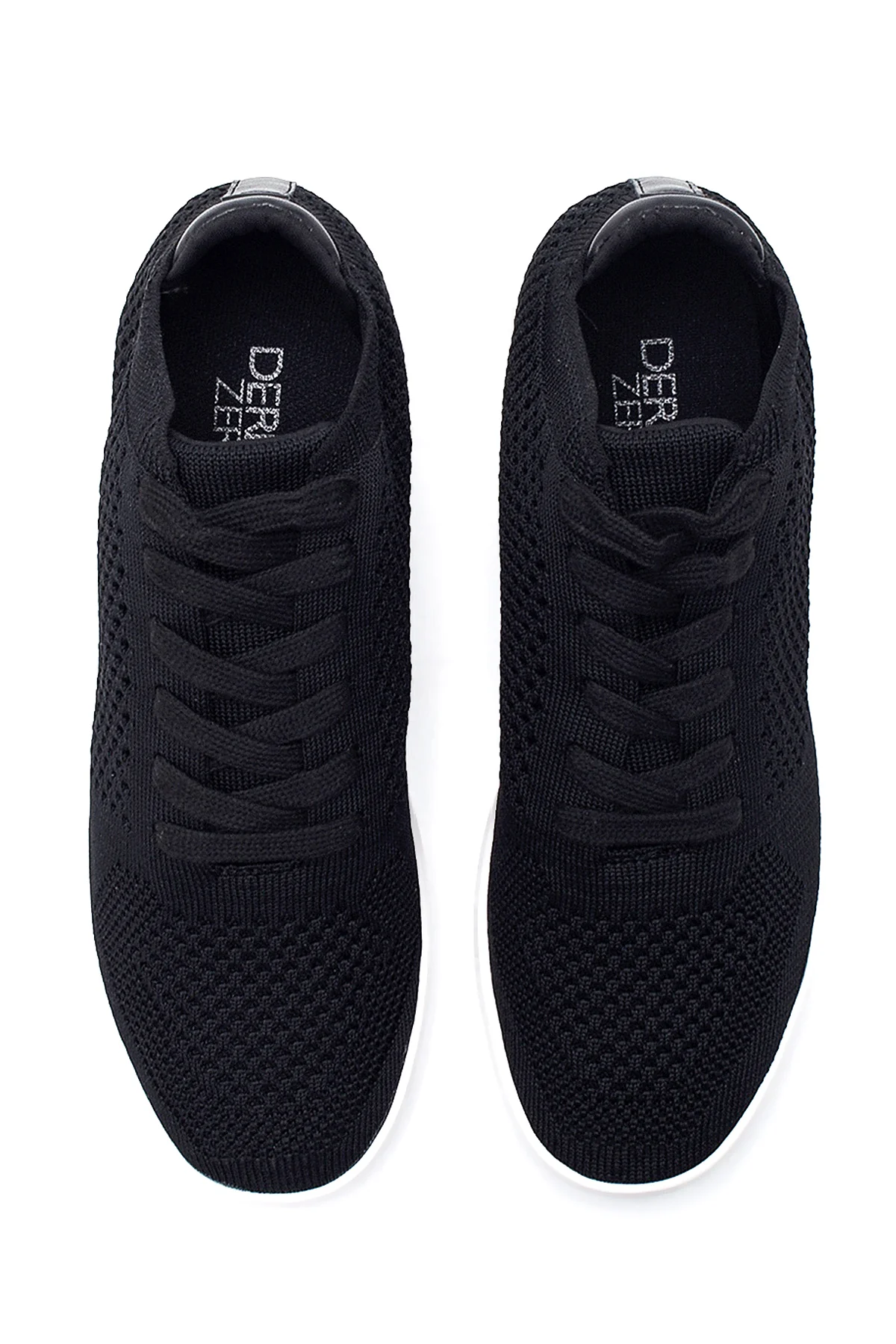 Kadın Siyah Boğazlı Sneaker - Image 7