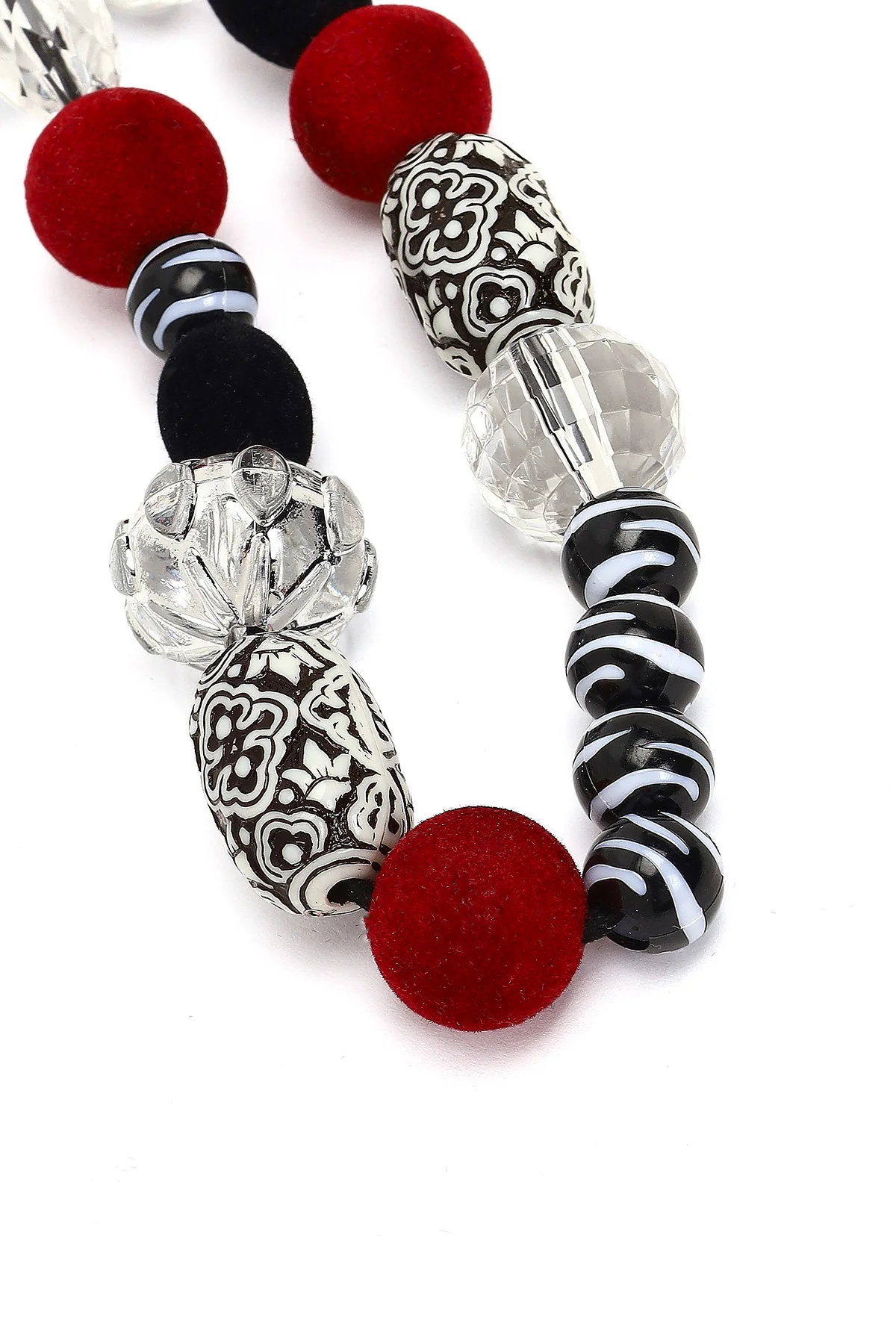 Kadın Siyah Boncuklu Metal Charm - Image 5