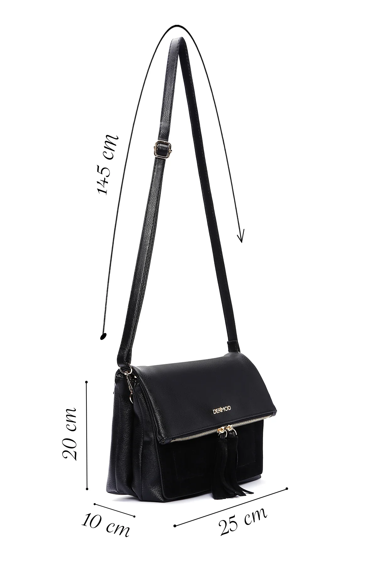 Kadın Siyah Casual Çapraz Çanta - Image 2