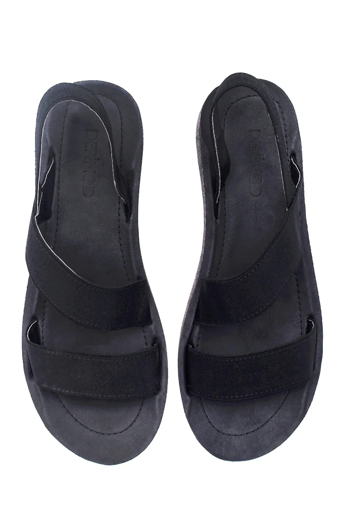 Kadın Siyah Casual Düz Sandalet - Image 6