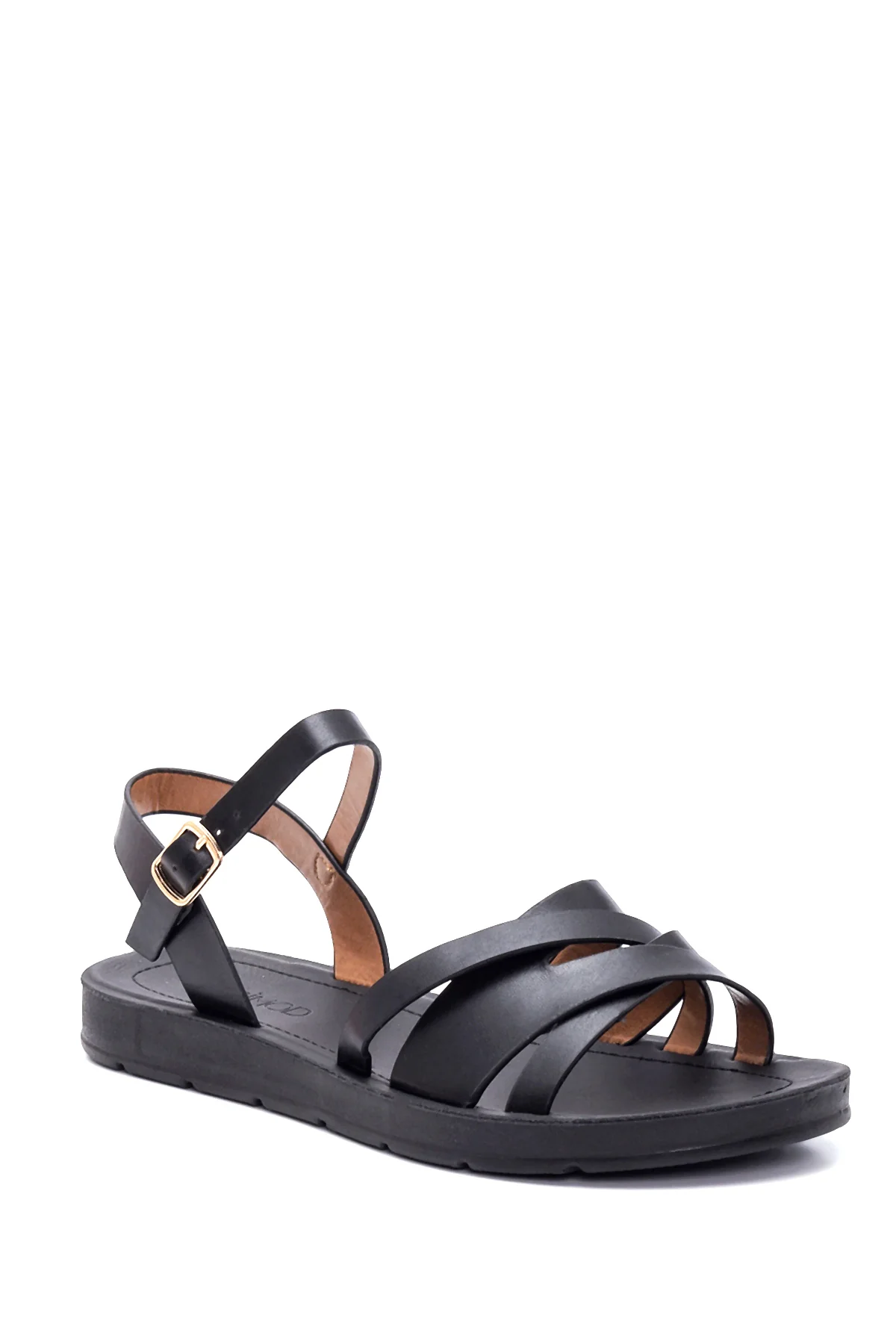 Kadın Siyah Casual Topuklu Sandalet - Image 3