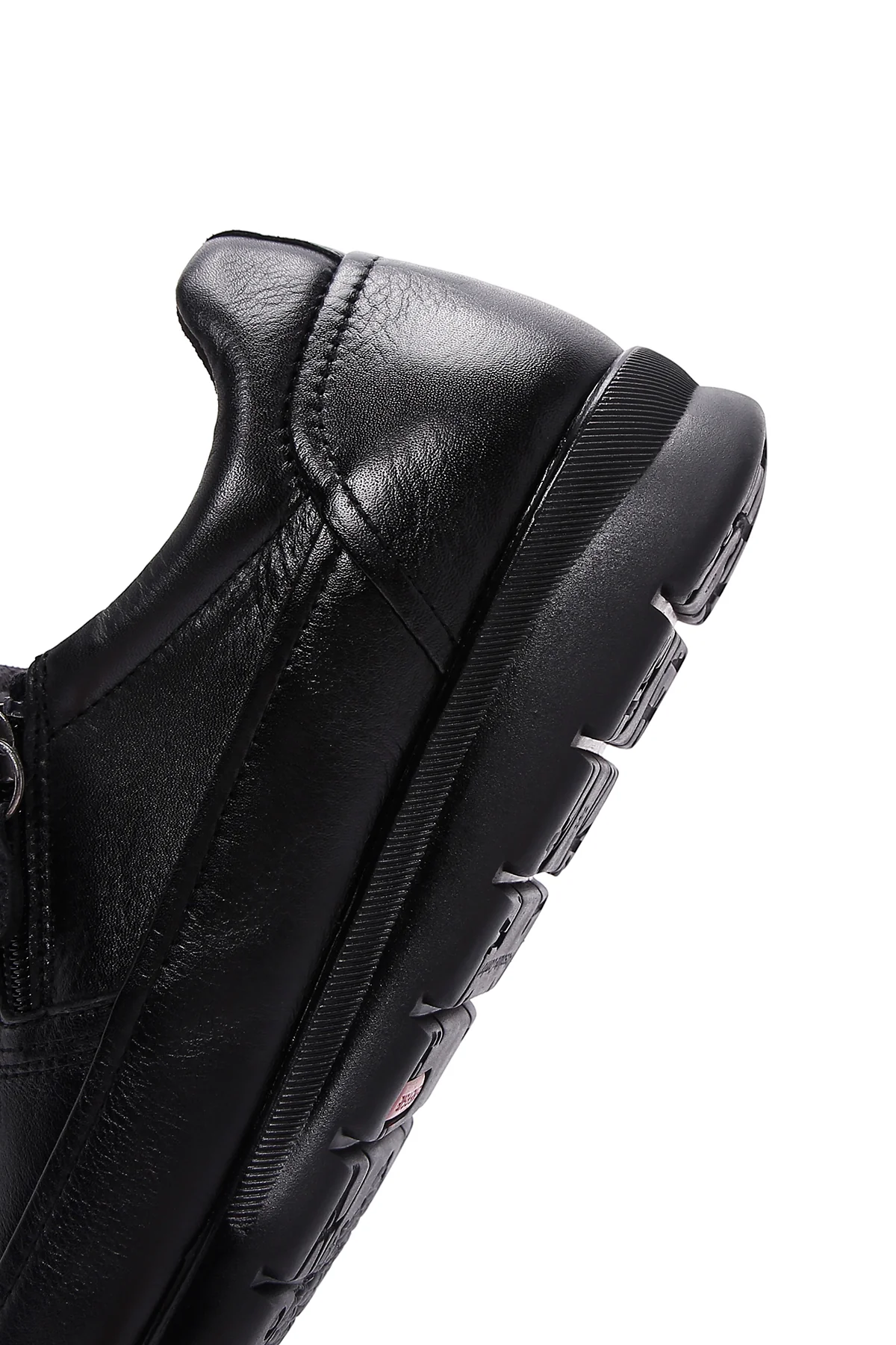 Kadın Siyah Deri Comfort Casual Ayakkabı - Image 7