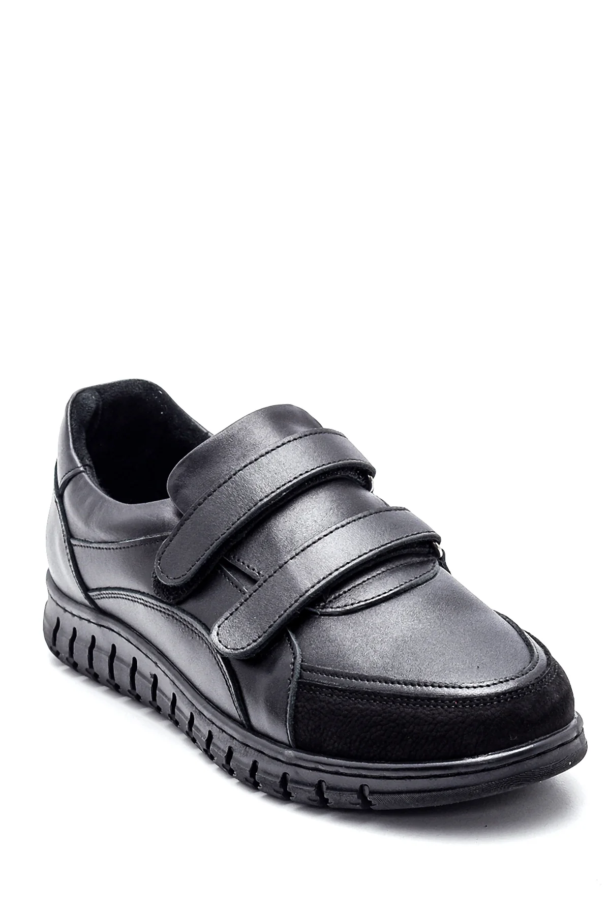 Kadın Siyah Deri Comfort Casual Ayakkabı - Image 2
