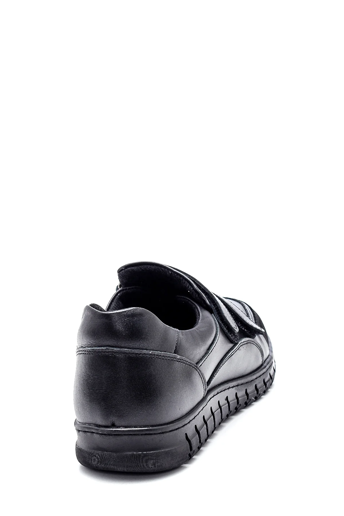 Kadın Siyah Deri Comfort Casual Ayakkabı - Image 5