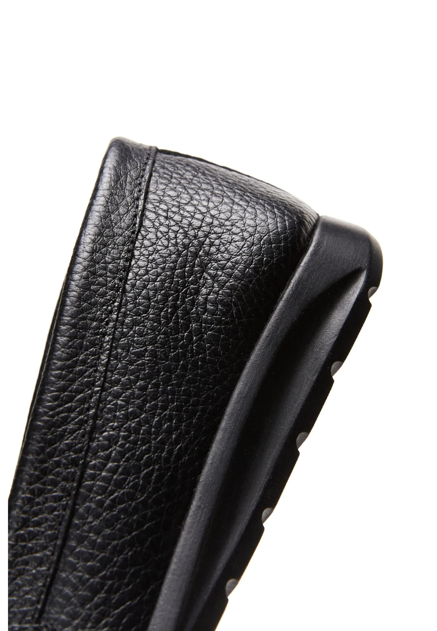 Kadın Siyah Deri Comfort Loafer - Image 7