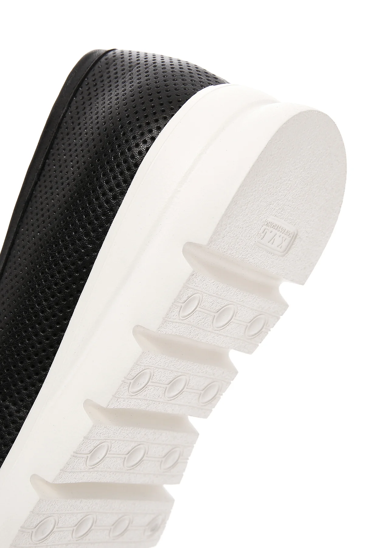 Kadın Siyah Deri Comfort Loafer - Image 10