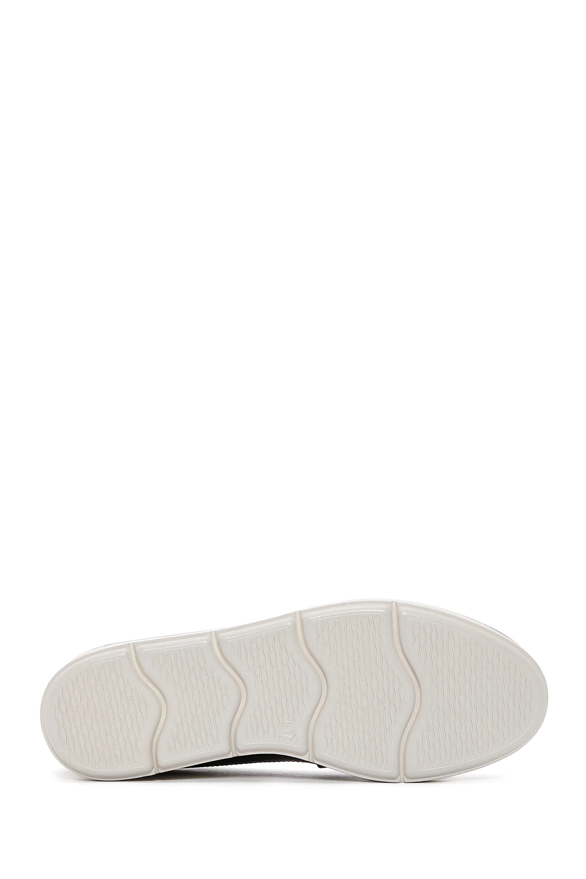Kadın Siyah Deri Comfort Loafer - Image 4