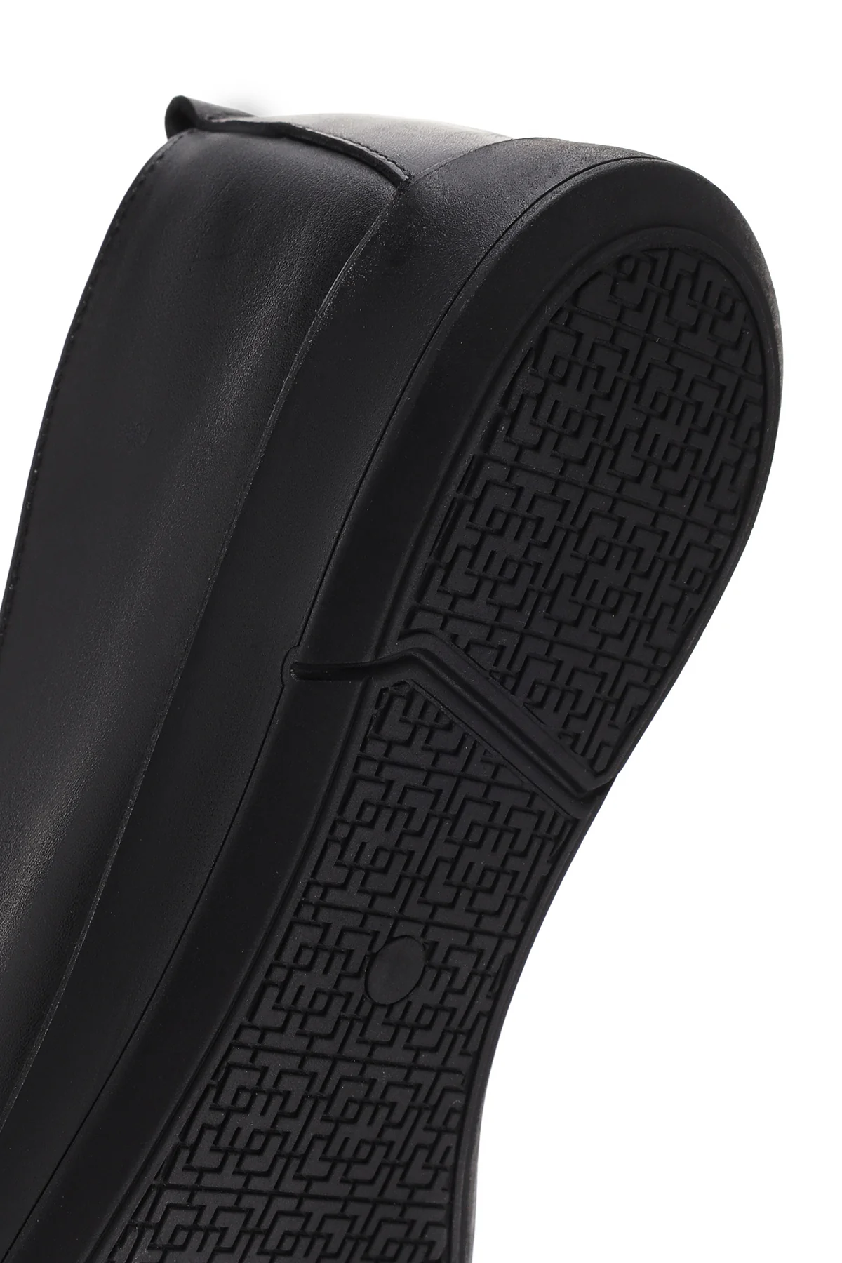 Kadın Siyah Deri Comfort Loafer - Image 8