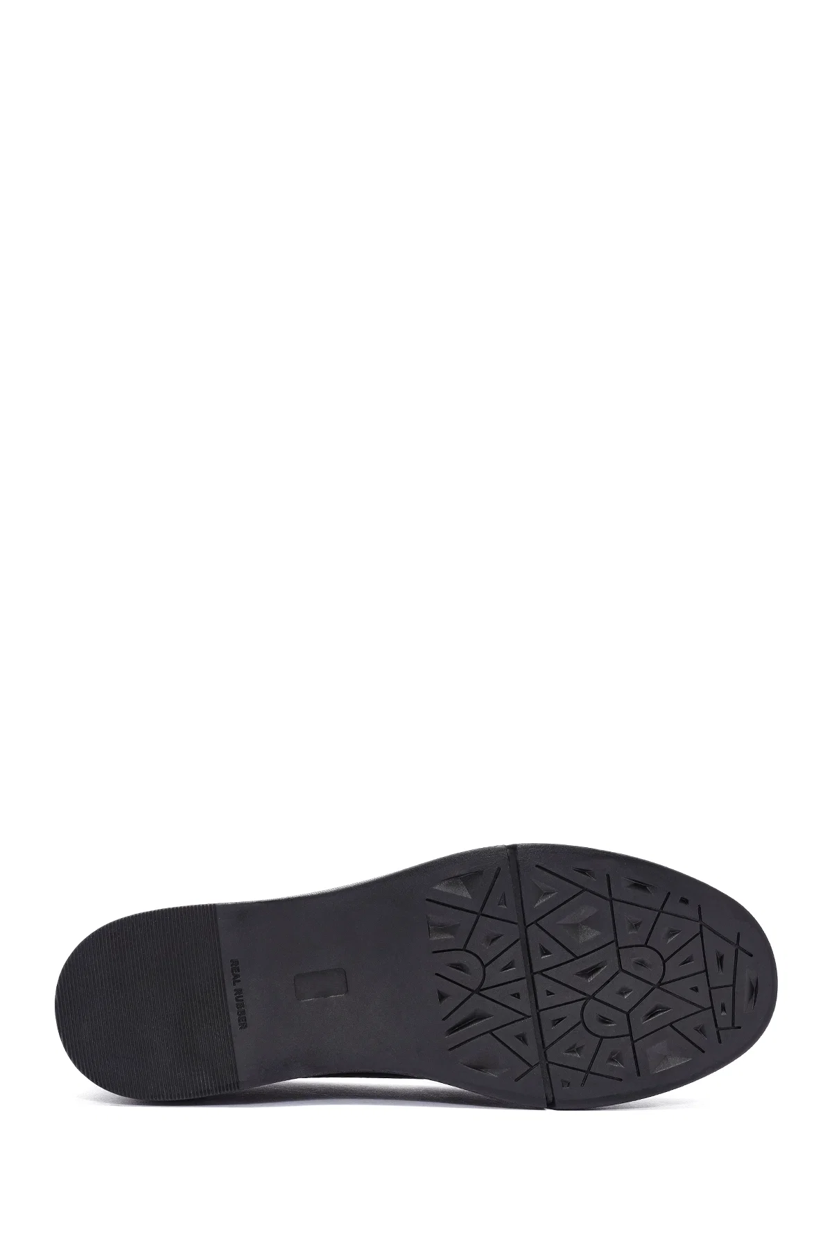 Kadın Siyah Deri Comfort Loafer - Image 4