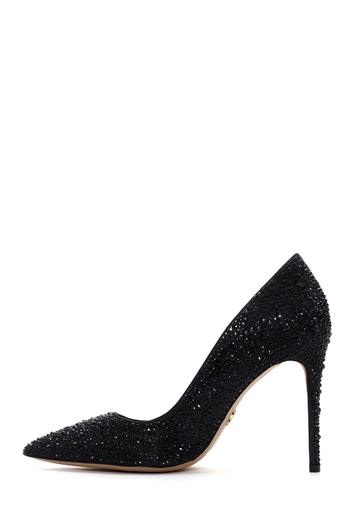 Kadın Siyah Deri İnce Yüksek Topuklu Stiletto - Image 3
