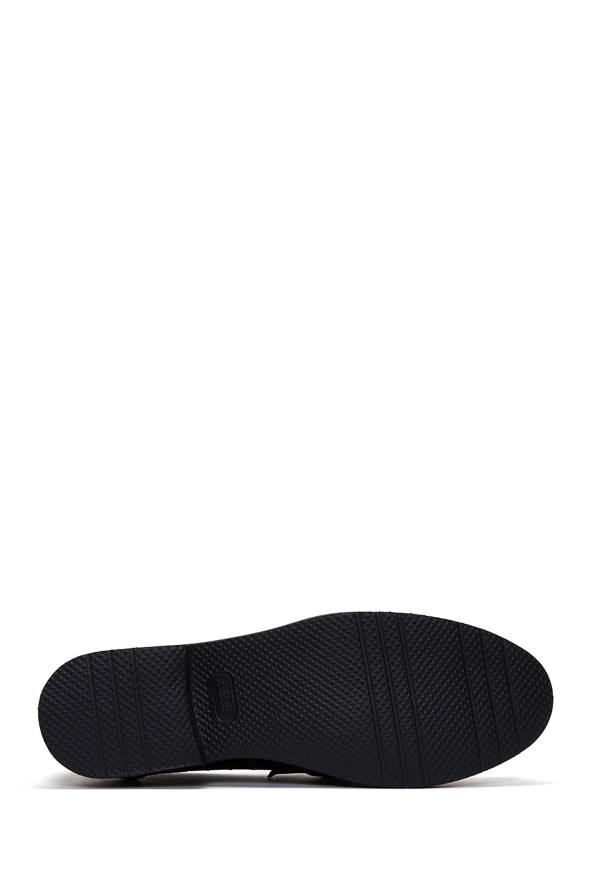 Kadın Siyah Deri Kroko Loafer - Image 4