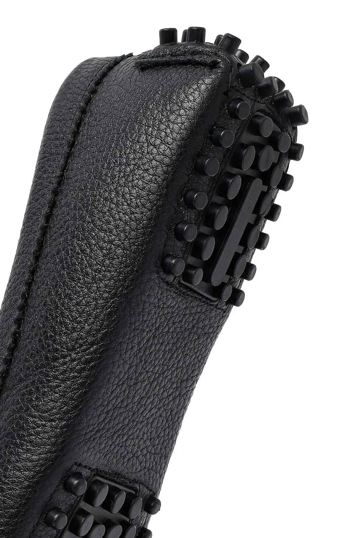 Kadın Siyah Deri Loafer - Image 8