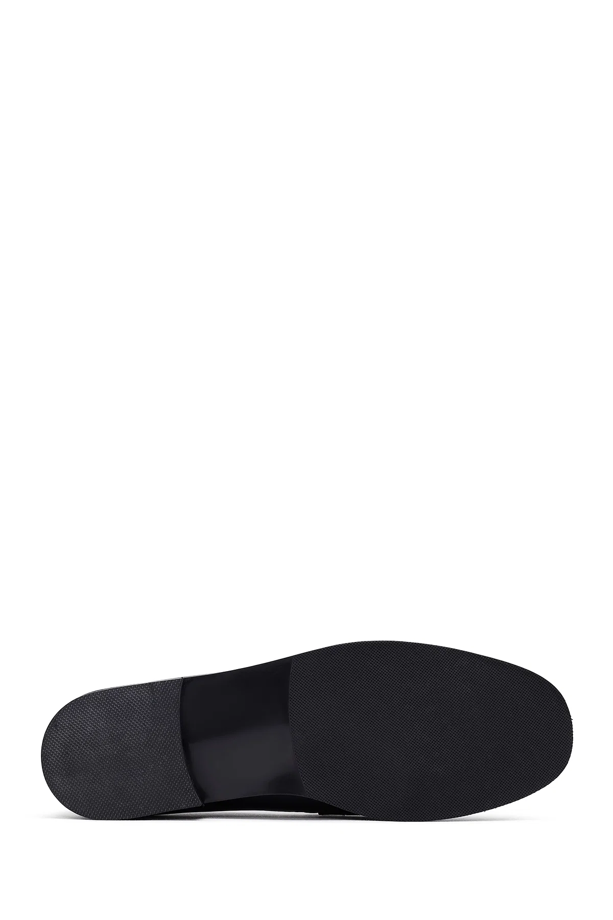 Kadın Siyah Deri Loafer - Image 4