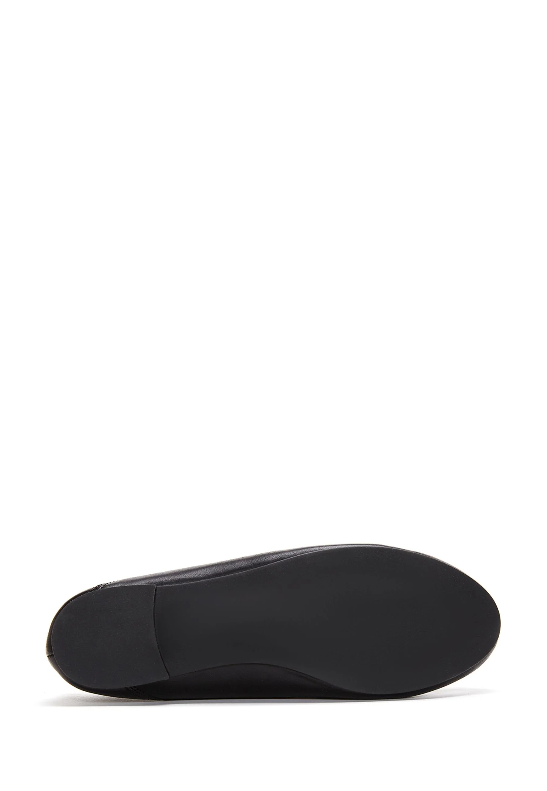 Kadın Siyah Deri Maskülen Loafer - Image 3