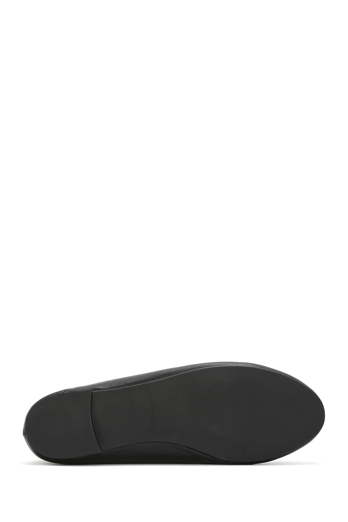 Kadın Siyah Deri Maskülen Loafer - Image 4