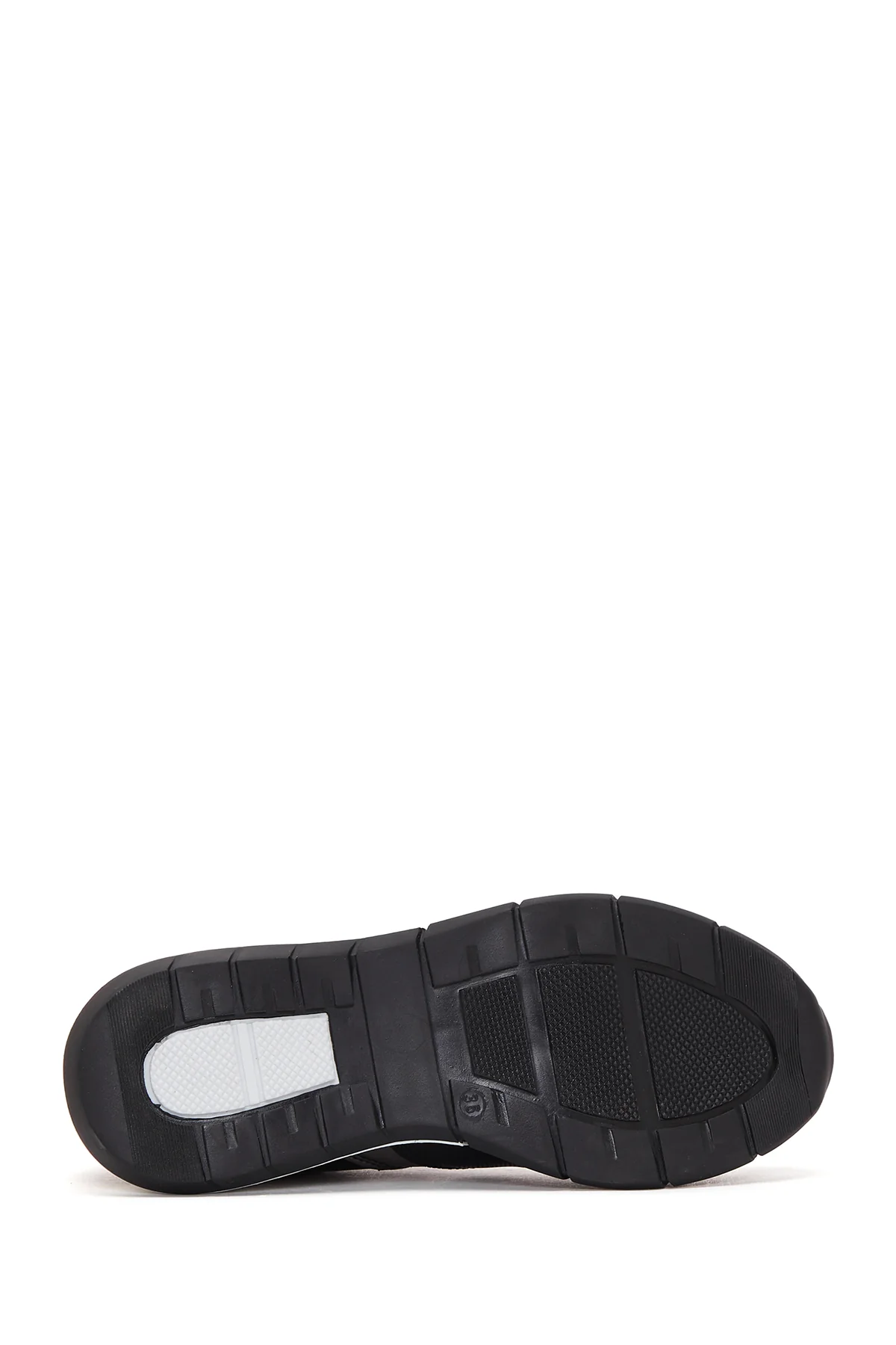 Kadın Siyah Deri Sneaker - Image 4