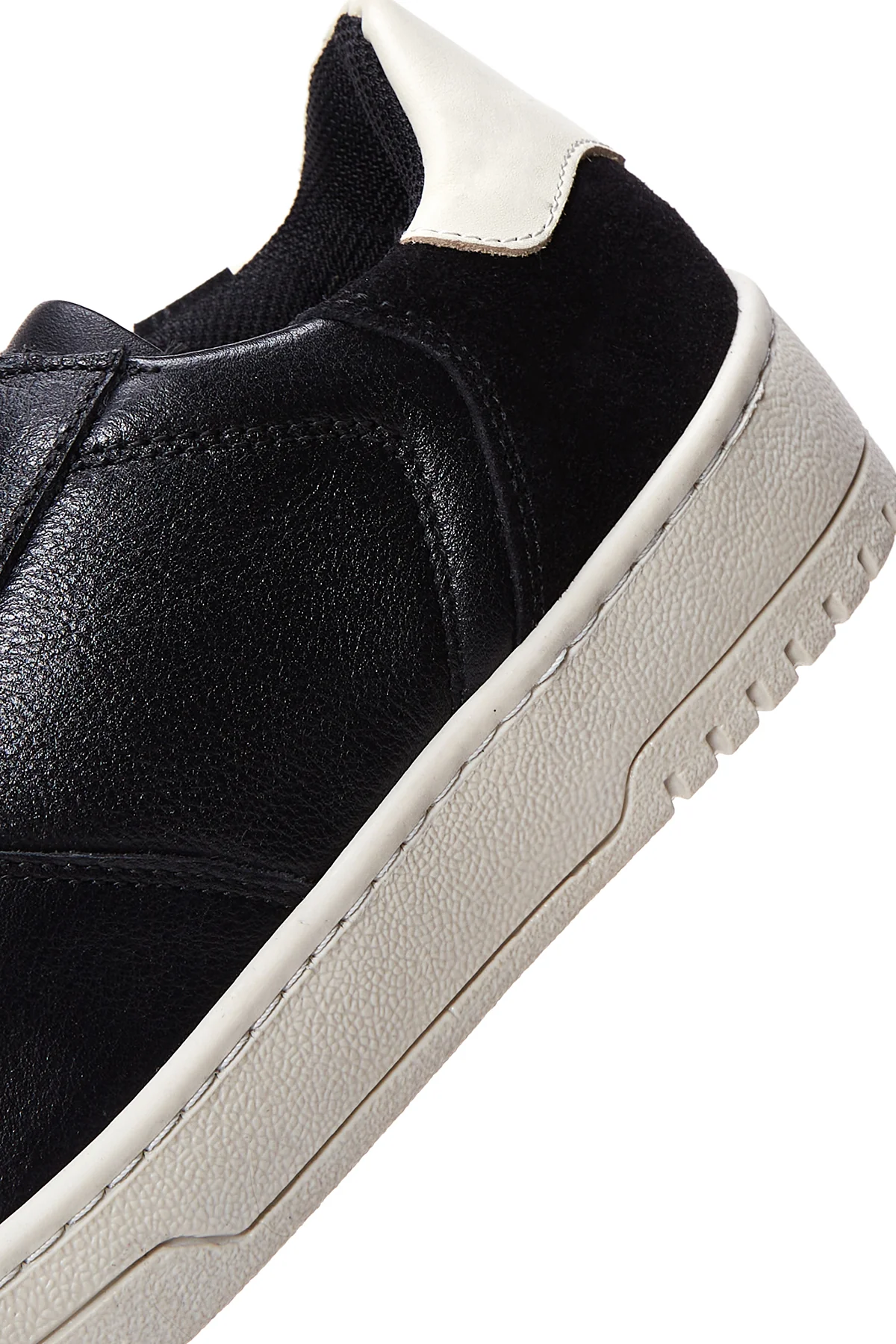 Kadın Siyah Deri Sneaker - Image 8