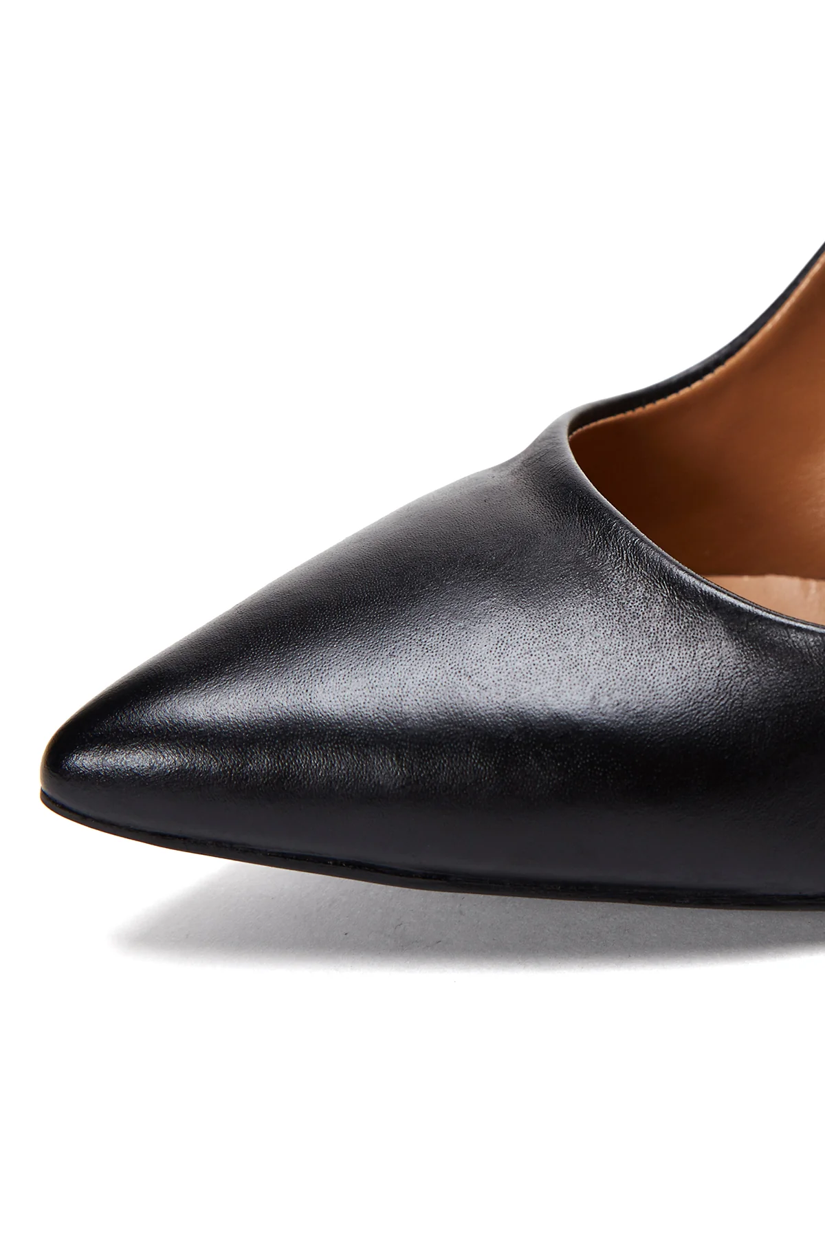 Kadın Siyah Deri Stiletto - Image 8