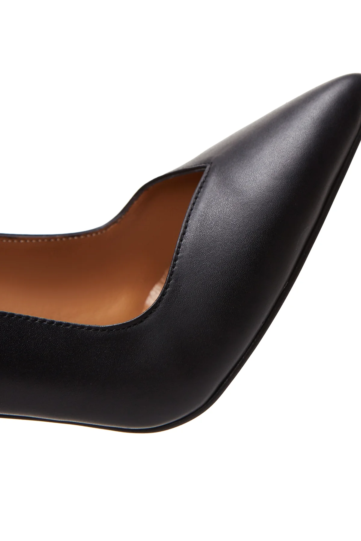 Kadın Siyah Deri Stiletto - Image 8