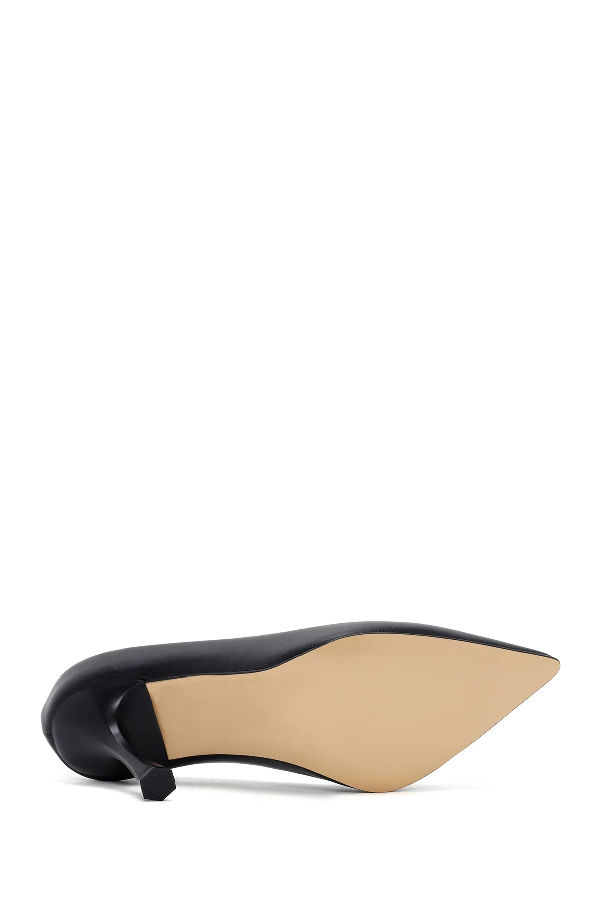 Kadın Siyah Deri Stiletto - Image 5