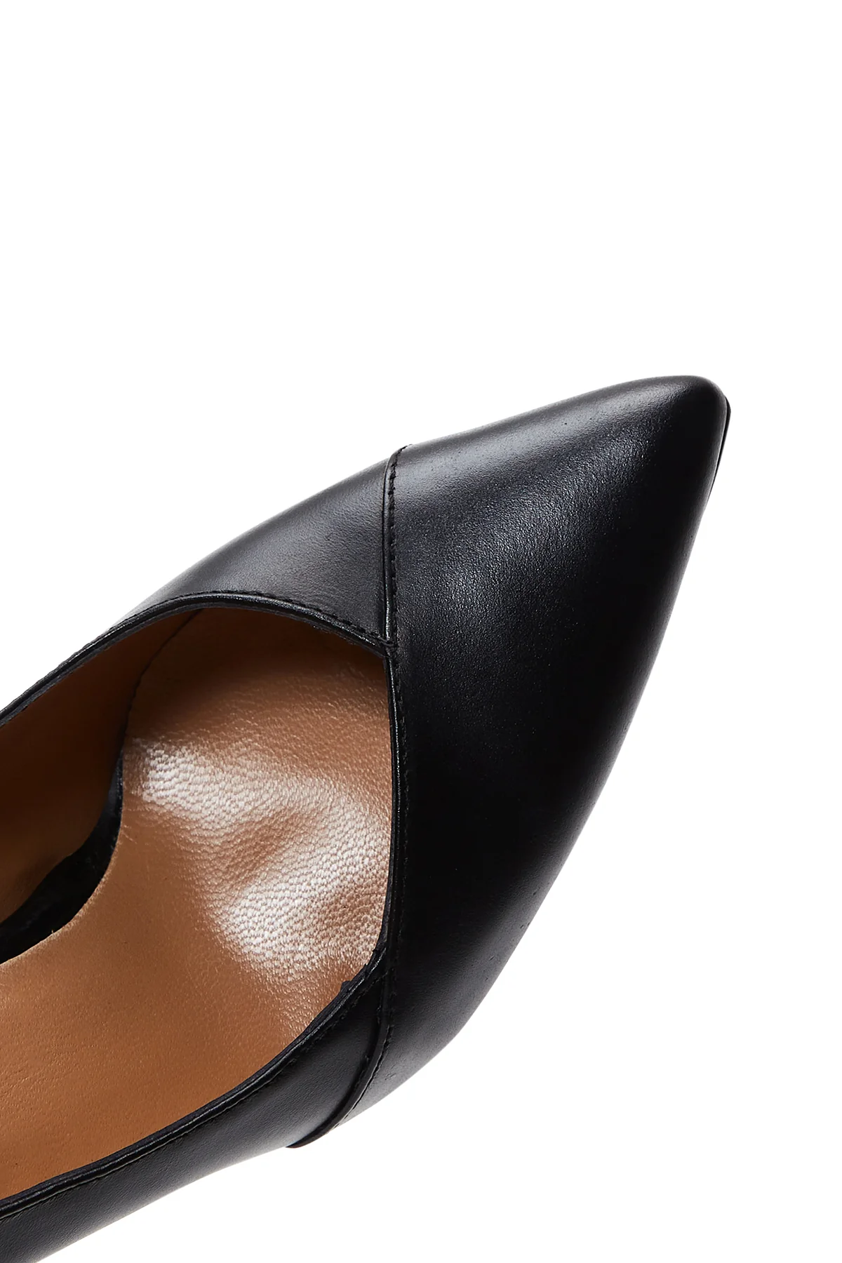 Kadın Siyah Deri Stiletto - Image 8
