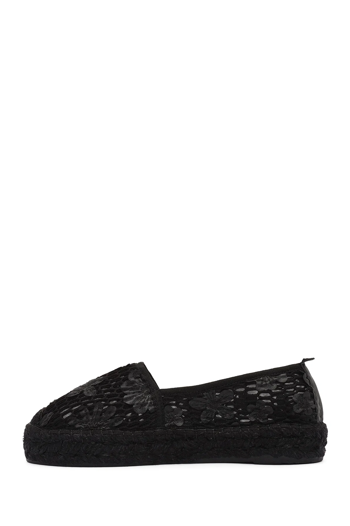 Kadın Siyah Desenli Espadril - Image 2