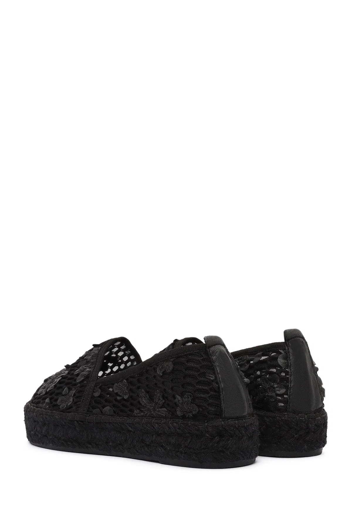 Kadın Siyah Desenli Espadril - Image 5