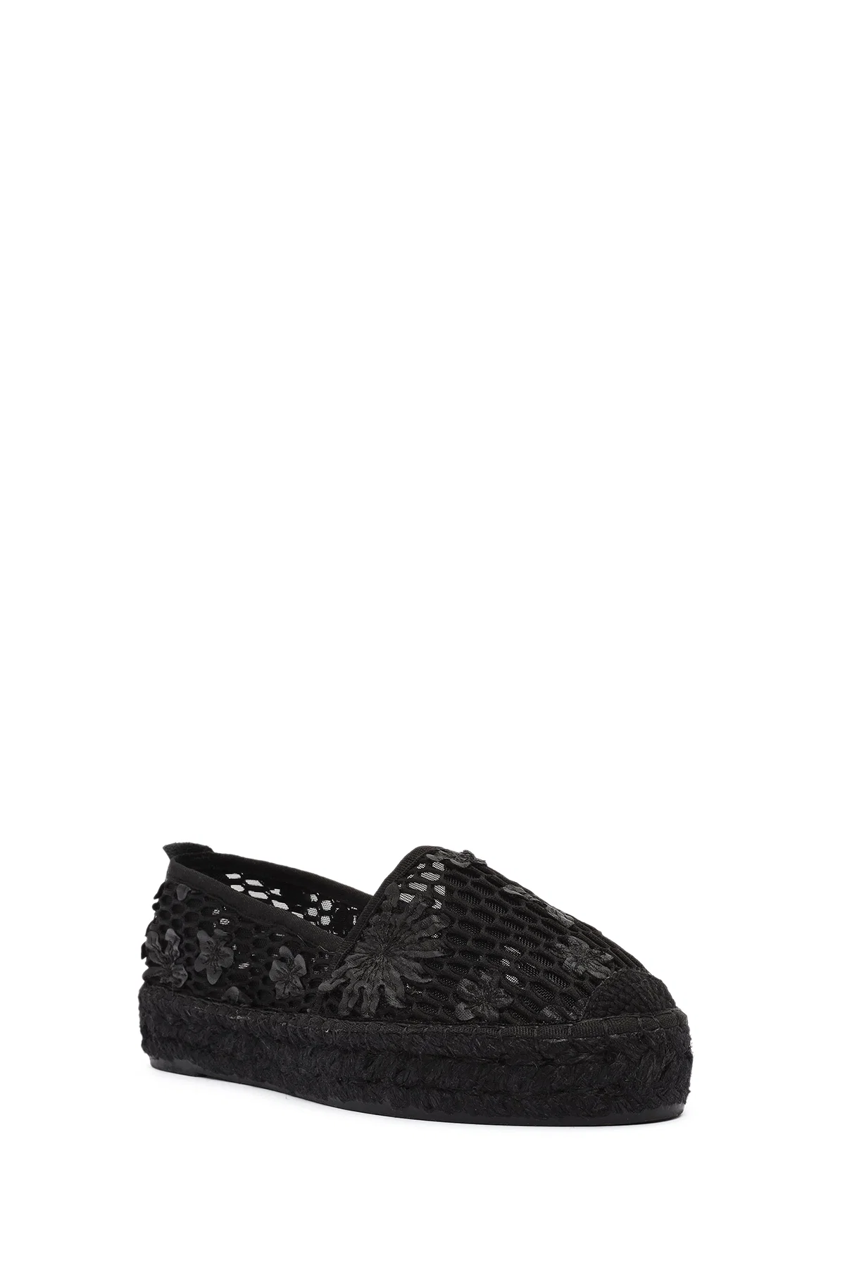 Kadın Siyah Desenli Espadril - Image 6