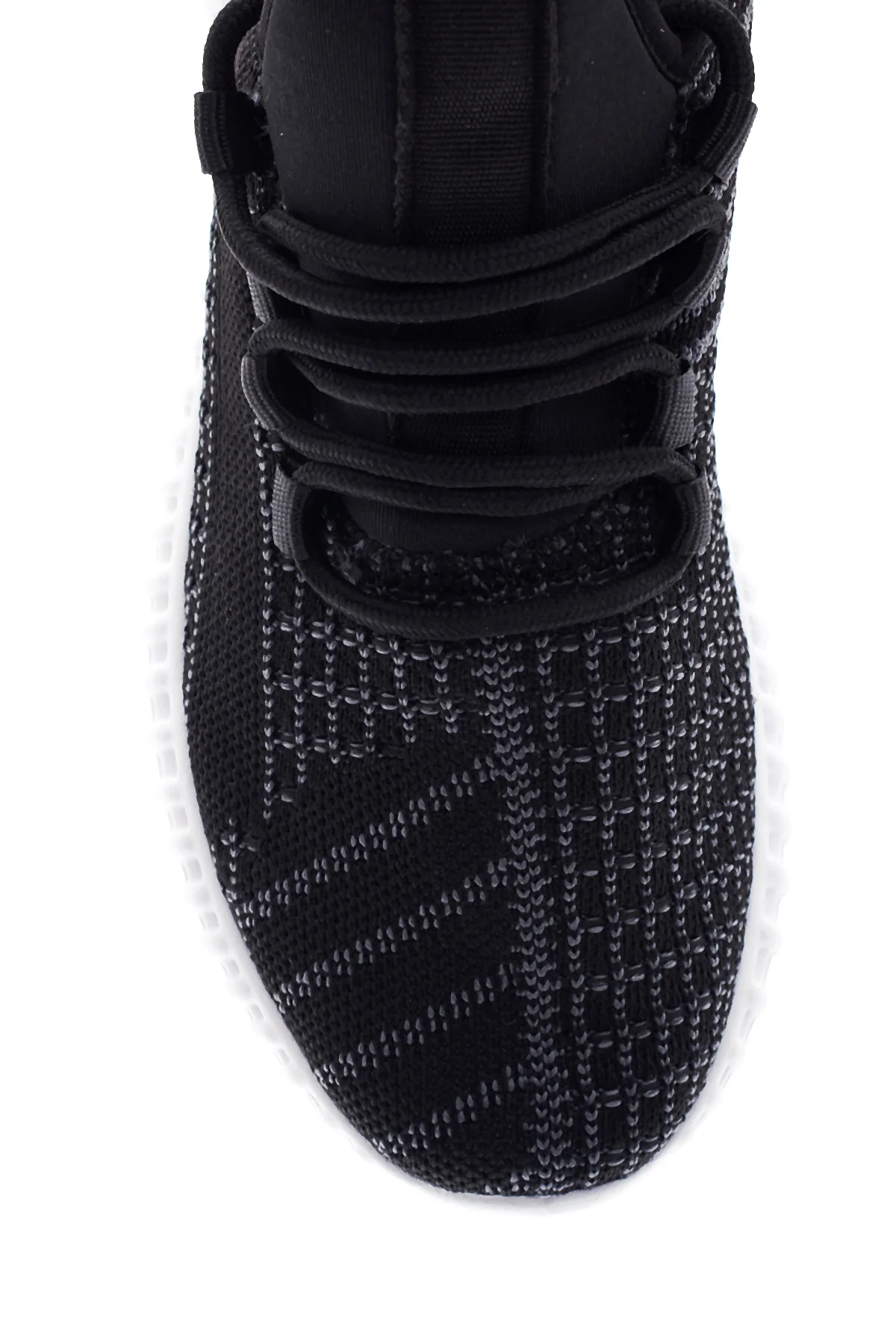 Kadın Siyah Desenli Sneaker - Image 5