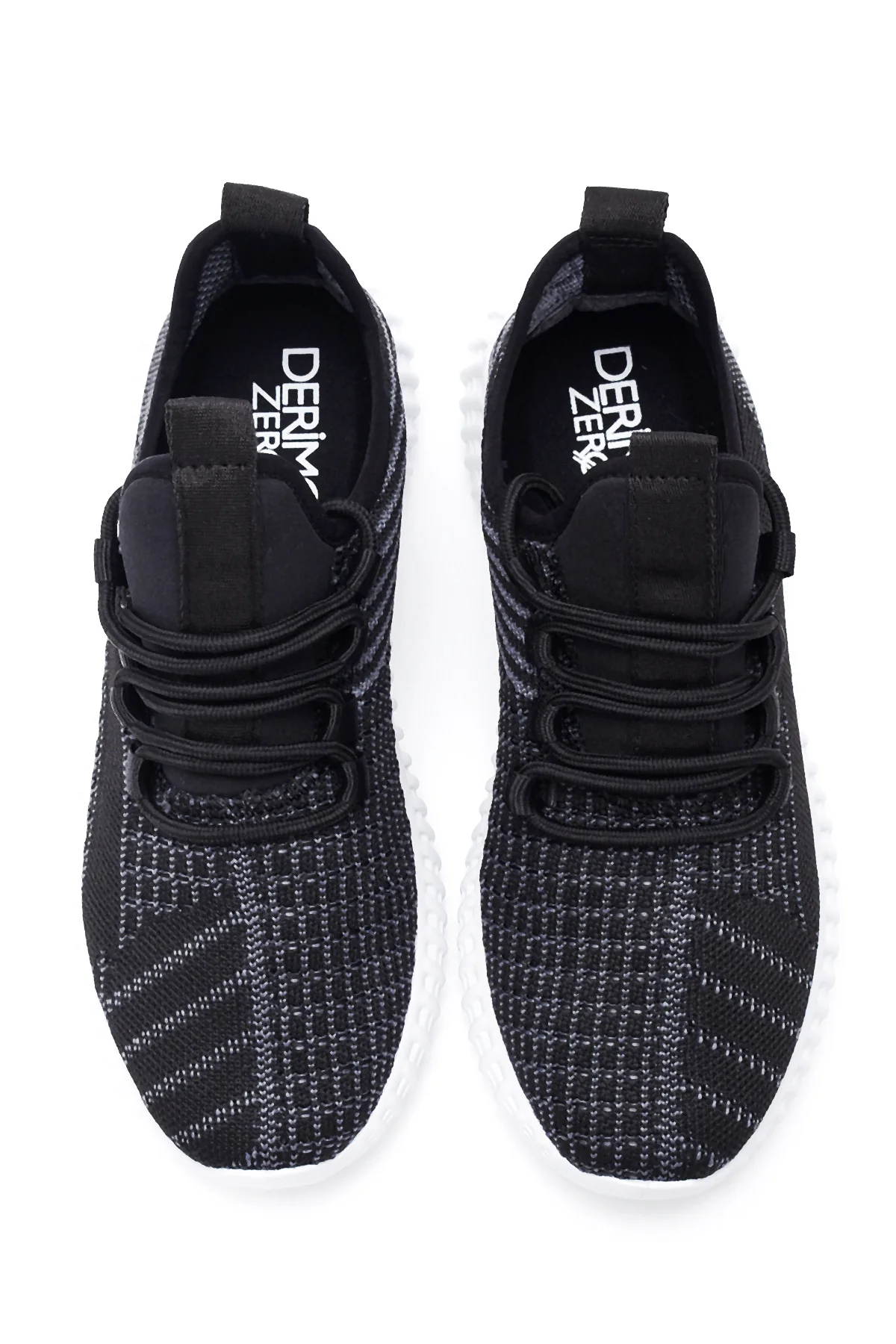 Kadın Siyah Desenli Sneaker - Image 6