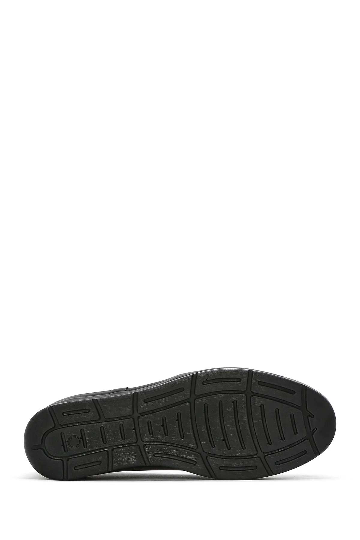 Kadın Siyah Dolgu Topuklu Deri Comfort Loafer - Image 4
