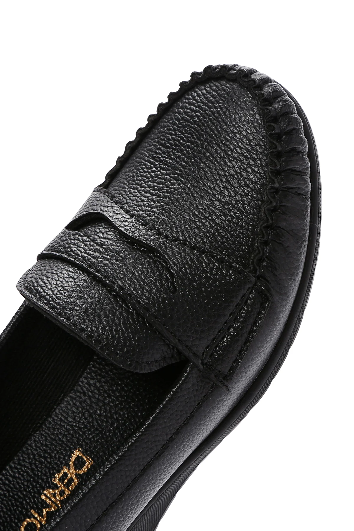Kadın Siyah Dolgu Topuklu Loafer - Image 10
