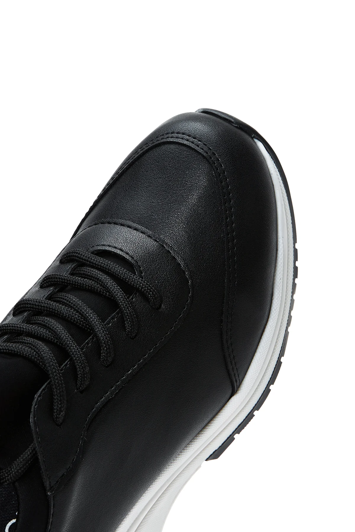 Kadın Siyah Dolgu Topuklu Sneaker - Image 7