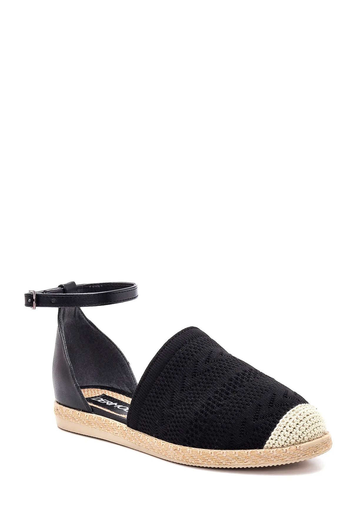 Kadın Siyah Espadril - Image 3