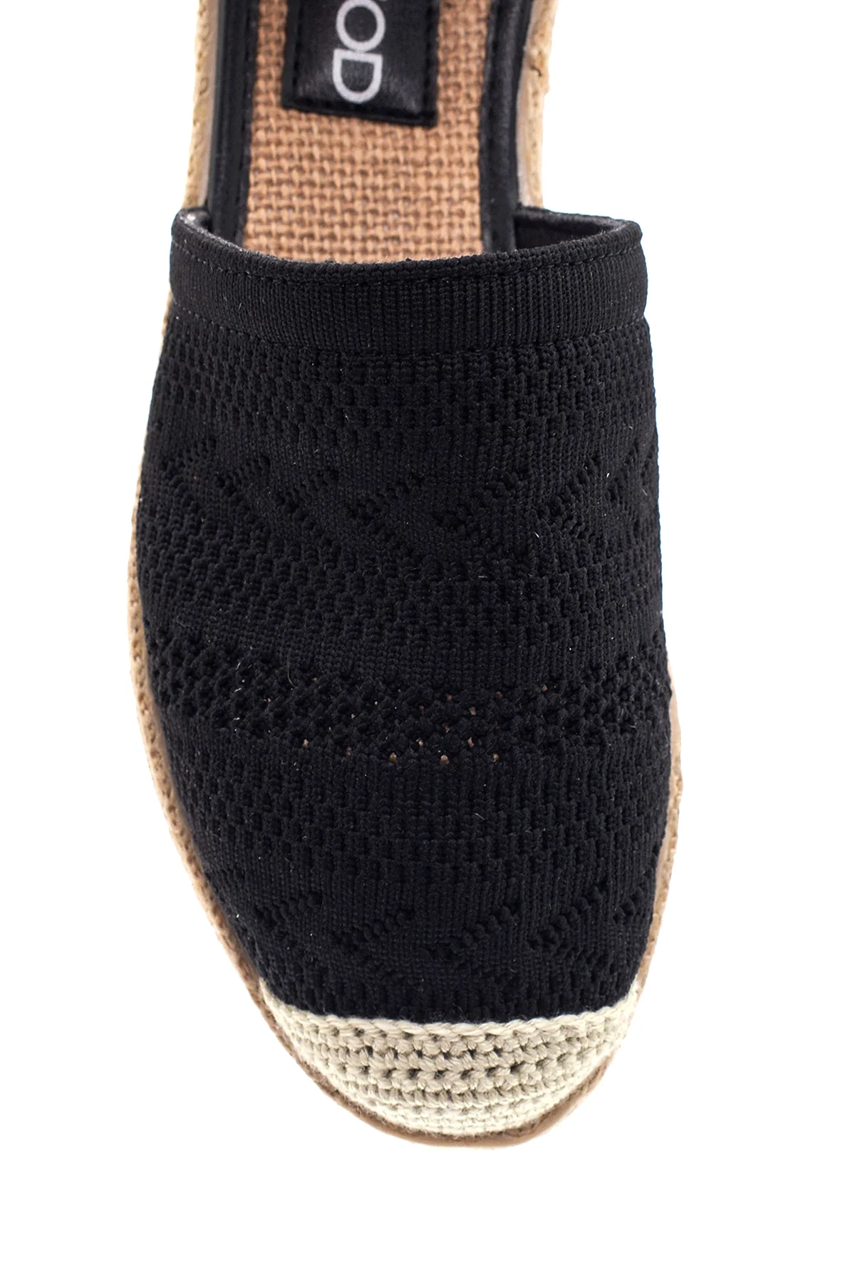 Kadın Siyah Espadril - Image 6