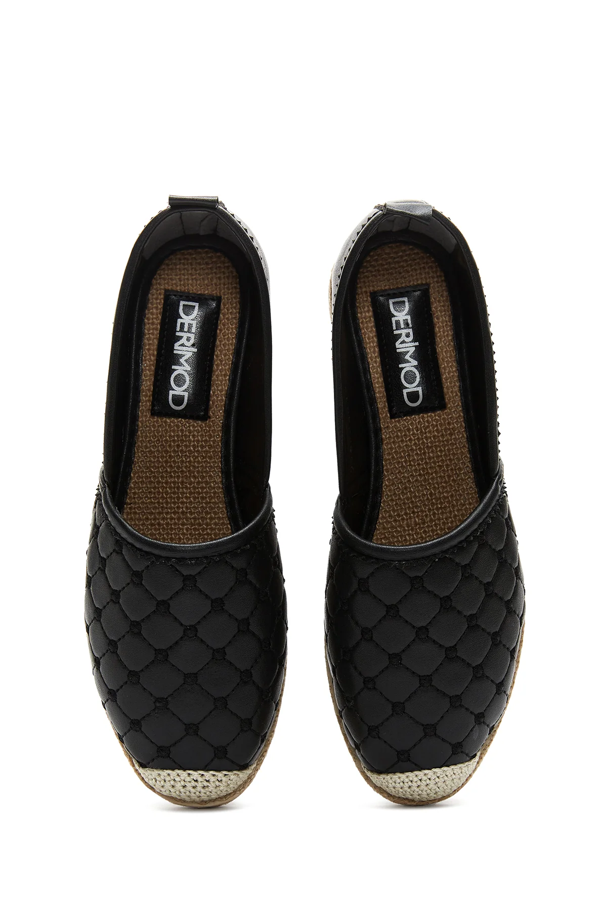 Kadın Siyah Espadril - Image 6