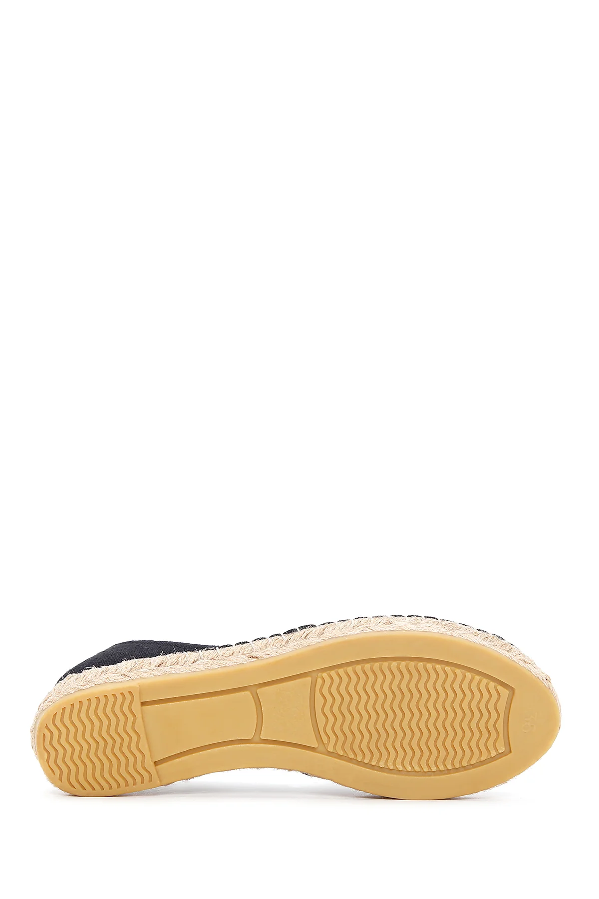 Kadın Siyah Espadril - Image 4
