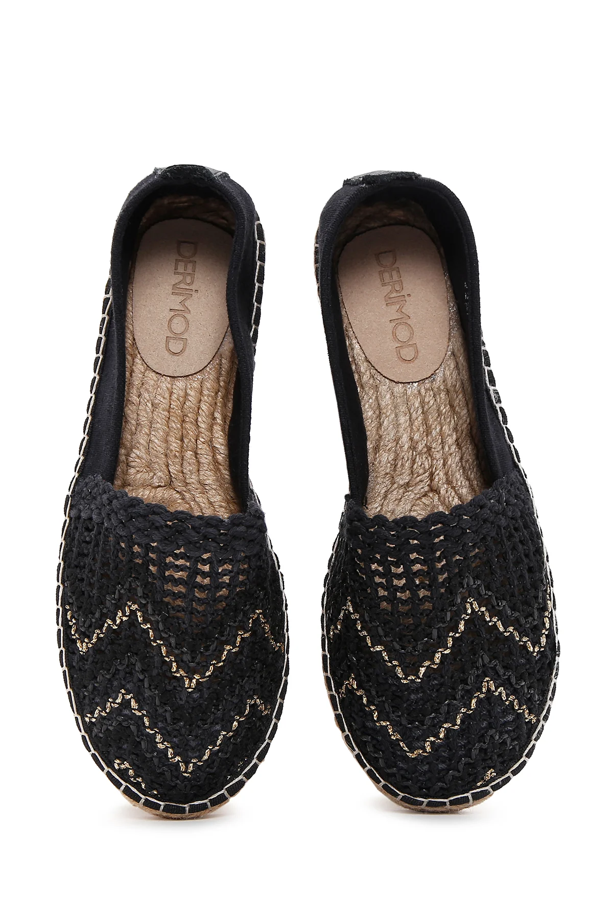 Kadın Siyah Espadril - Image 6