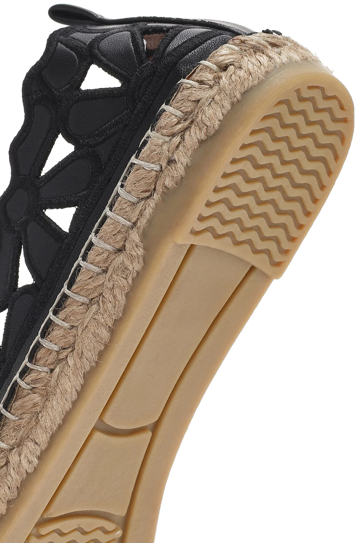 Kadın Siyah Espadril - Image 10
