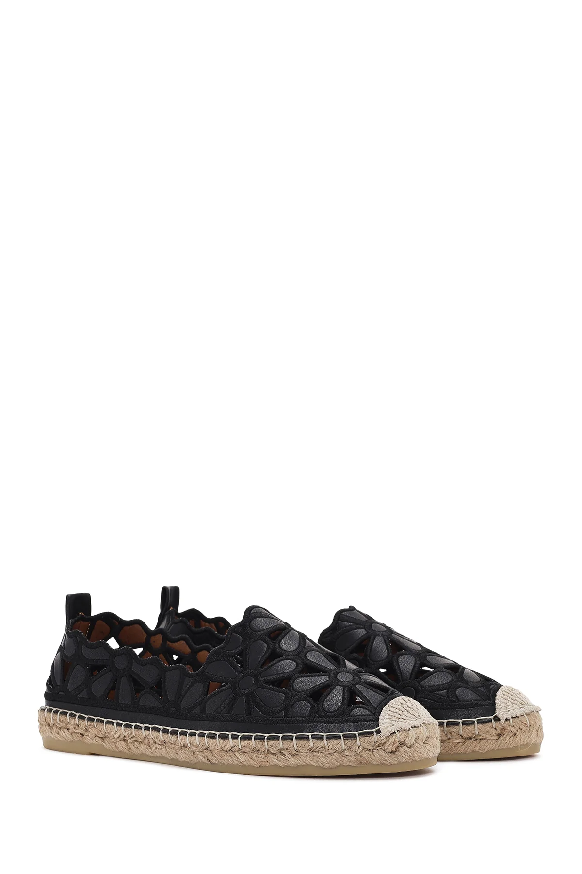 Kadın Siyah Espadril - Image 4