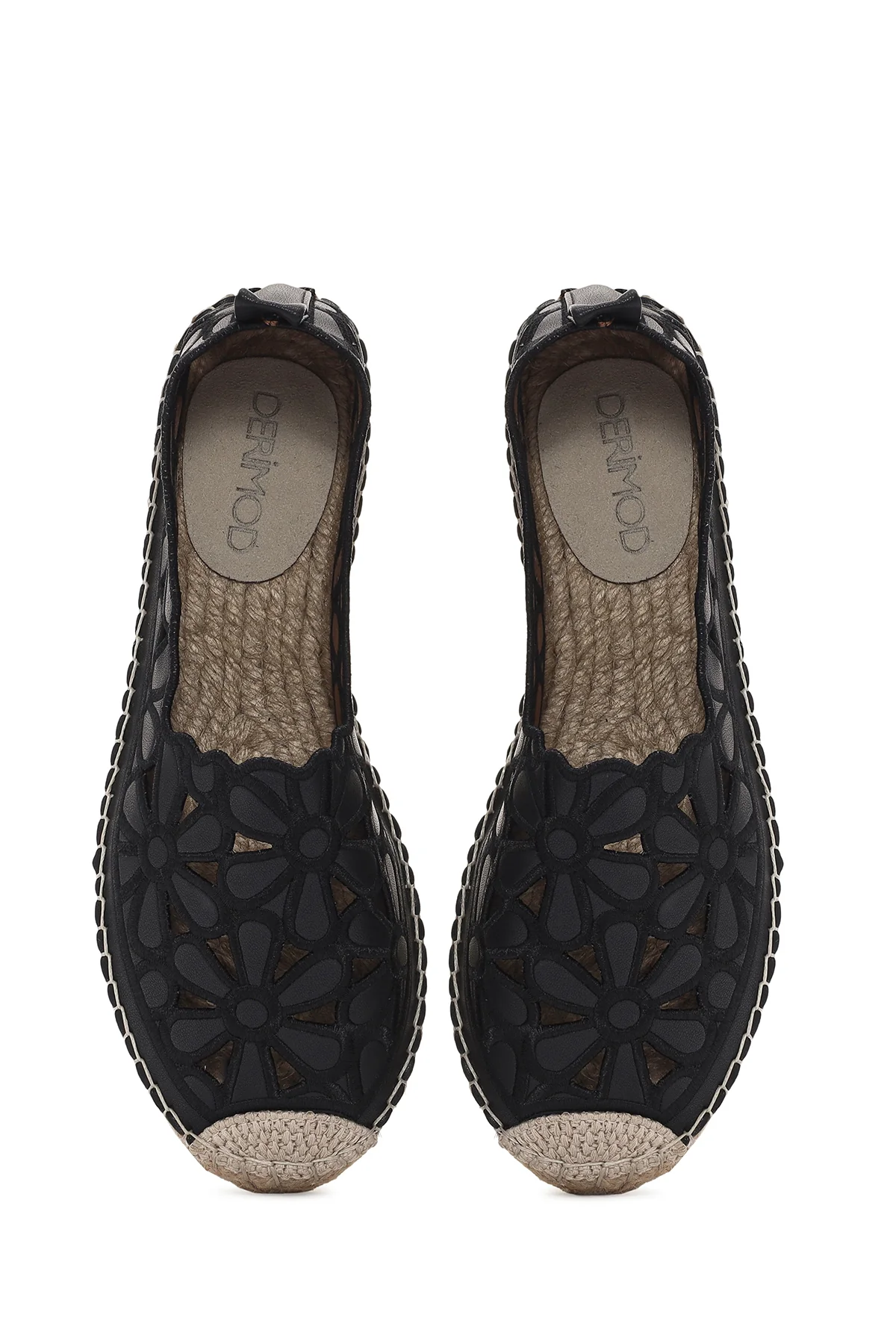 Kadın Siyah Espadril - Image 9